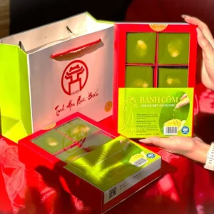 Set bánh cốm đặc biệt hộp 18 chiếc