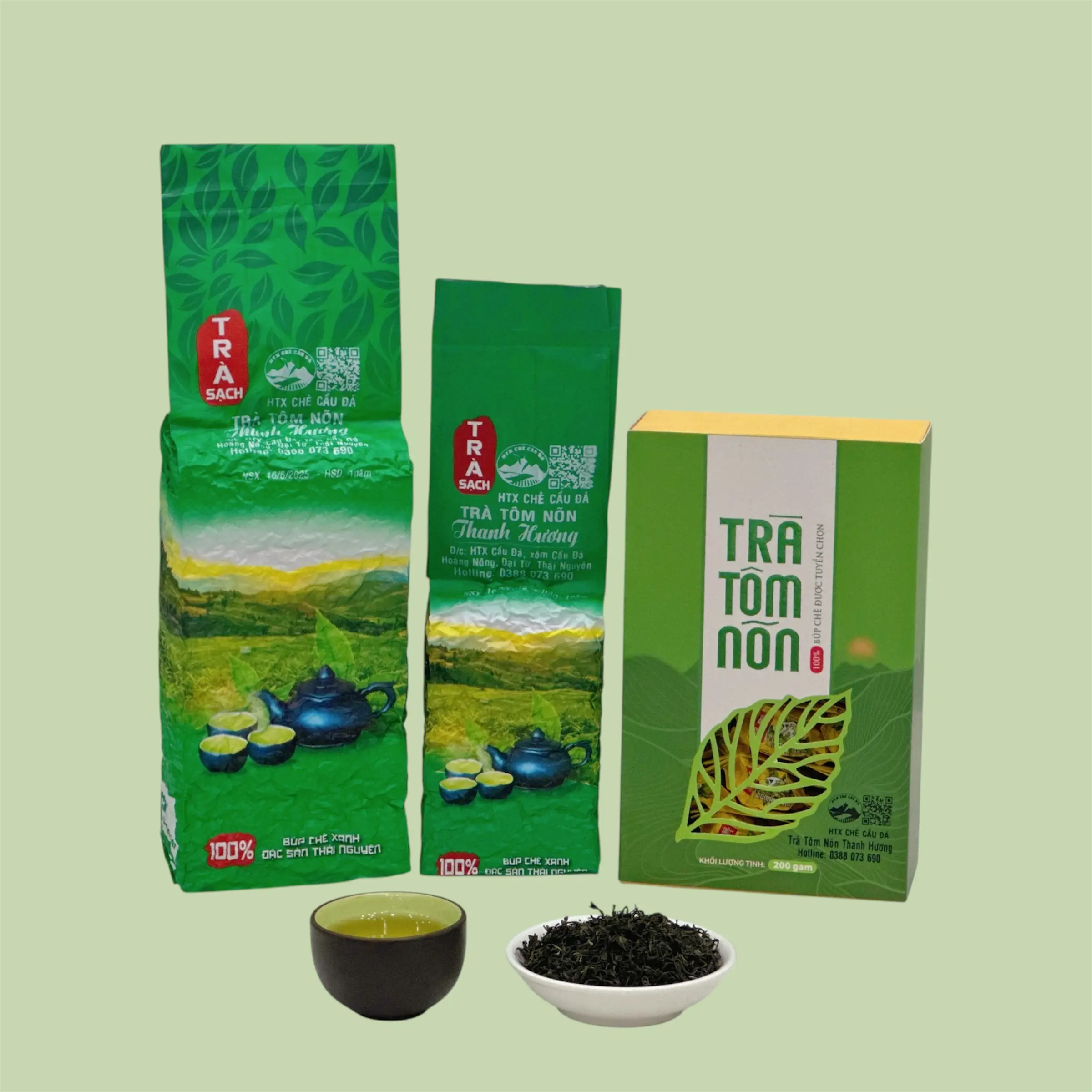 Trà tôm nõn Thái Nguyên