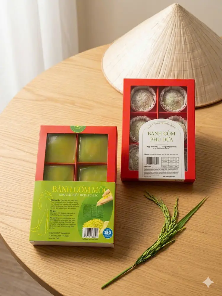 Set quà bánh cốm đặc biệt