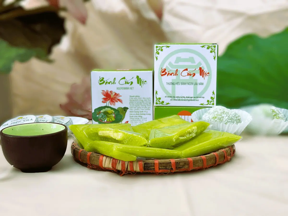 Bánh cốm mộc hộp 1 chiếc