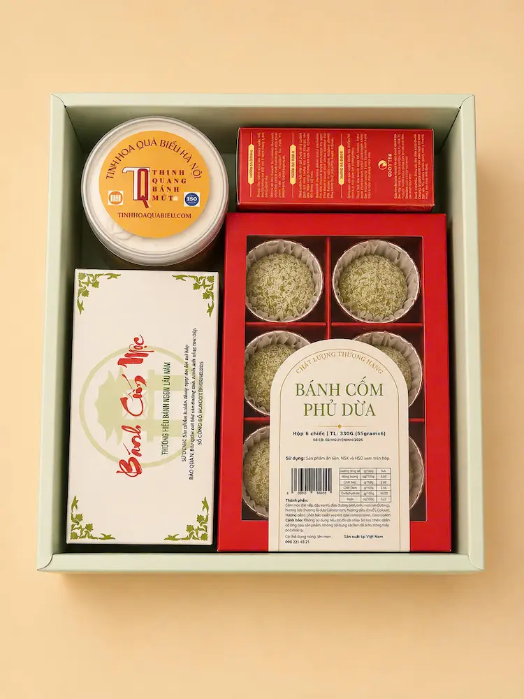 Set quà Thu Hà Nội cao cấp